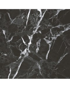 Керамогранит Gresse Stone Simbel pitch мрамор черно серый 60x60 Грани таганая