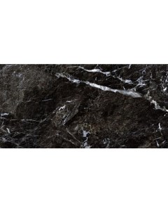 Керамогранит Gresse Stone Simbel carbon мрамор черно белый 60x120 Грани таганая