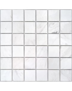 Мозаика Pietrine 7 Dolomiti bianco POL 48x48x7 Leedo ceramica