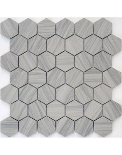 Мозаика Pietrine Hexagonal Marmara Grey POL hex 23x40x6 Leedo ceramica