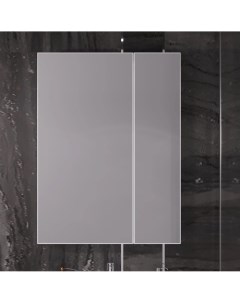 Зеркальный шкаф 60x80 см белый глянец Арабеска 00 00005347 Opadiris