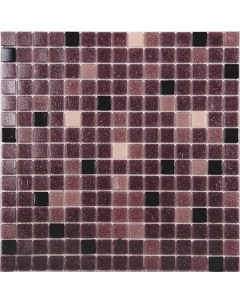 Стеклянная плитка мозаика COV05 1 стекло сетка 2 0 2 0 4 32 7 32 7 сиреневый Nsmosaic