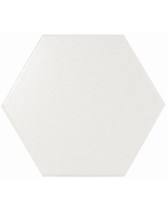 Плитка 21767 Scale Hexagon White Matt 10 7x12 4 Equipe ceramicas