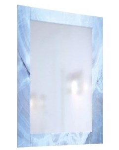 Зеркало 60x80 см голубой мрамор Glass У73245 Marka one