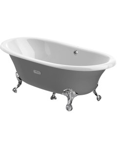 Чугунная ванна 170x85 см с противоскользящим покрытием Newcast Gray 233650000 Roca