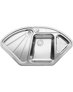 Кухонная мойка Delta IF InFino зеркальная полированная сталь 523667 Blanco