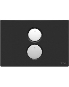 Смывная клавиша Twin черный матовый 740 0211 Vitra