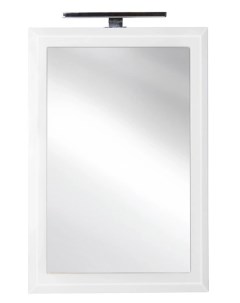 Зеркало 70x80 см белый глянец Лотос СС 00000386 Style line