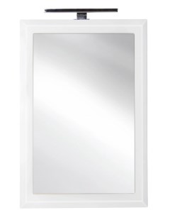 Зеркало 60x80 см белый глянец Лотос СС 00000380 Style line