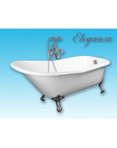 Чугунная ванна 167 6x76 5 см Schale Chrome H0000012 Elegansa