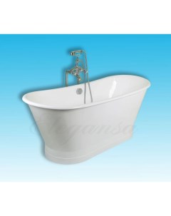 Чугунная ванна 170x68 см Sabine White H0000359 Elegansa