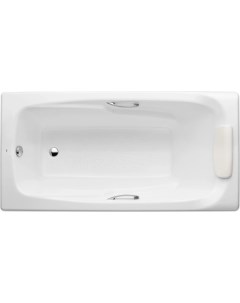 Чугунная ванна 170x85 см с противоскользящим покрытием Ming 2302G000R Roca