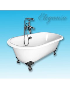 Чугунная ванна 167 6x76 5 см Gretta Chrome H0000361 Elegansa