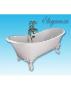Чугунная ванна 182 9x78 см Nadia White H0000366 Elegansa