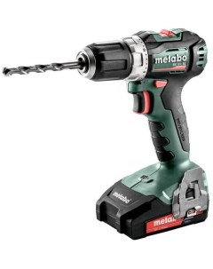 Дрель шуруповерт BS 18 L BL 2Ач с двумя аккумуляторами Metabo