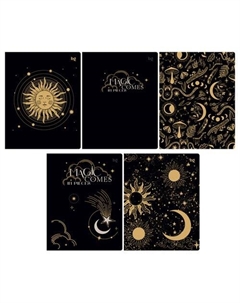 Тетрадь на гребне Карты таро, А5, 96л, в ассортименте Bg