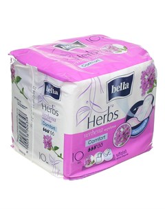 Прокладки женские Herbs verbena Komfort soft ежедневные 10 шт 1547 BE 012 RW10 078 Bella