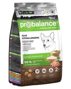 Корм сухой для взрослых собак Здоровое пищеварение 2 кг Probalance