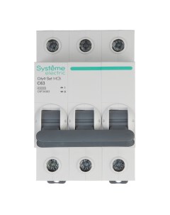 Автоматический выключатель City9 Set 3P 63А тип C 4 5 кА 230 В на DIN рейку C9F34363 Systeme electric