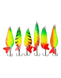 Блесна колеблющаяся Щука разноцветная в ассортименте цвет по наличию Azor fishing