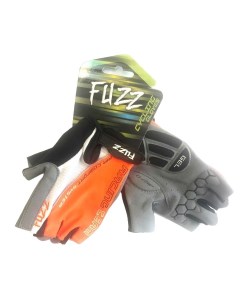 Перчатки велосипедные AIR COMFORT черно бело оранжевые XXL D GRIP GEL Fuzz