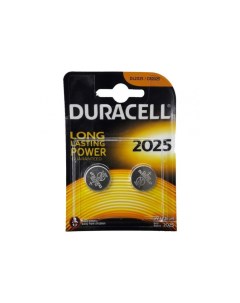 Батарейки литиевые CR2025 DL2025 в блистере 2 штуки Duracell