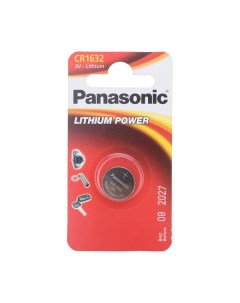 Батарейка Lithium Power CR1632 3В 3V в блистере 1 штука Panasonic