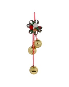 Подвесное украшение с шариками золотистое Due esse christmas