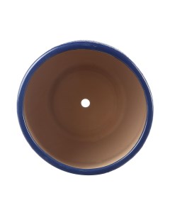 Горшок для цветов керамический 15 5 см синий узор Qianjin