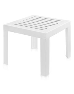 Столик для шезлонга белый 40 x 40 x 35 см Fackelmann