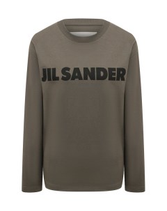 Хлопковый лонгслив Jil sander