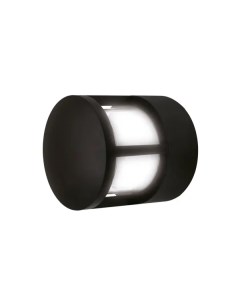 Светильник настенный светодиодный уличный Nuovo цилиндр IP54 цвет черный Duwi