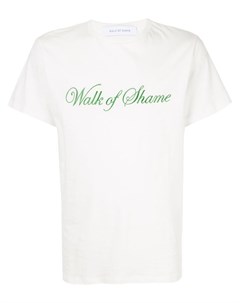 Walk of shame футболка с круглым вырезом и вышитым логотипом Walk of shame