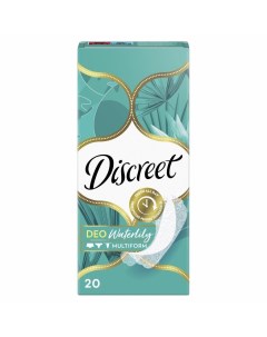 Прокладки женские Deo Water Lily Single ежедневные 20 шт Discreet