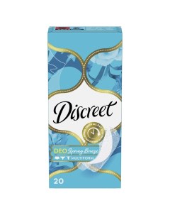 Прокладки женские Deo Spring Breeze Single ежедневные 20 шт Discreet