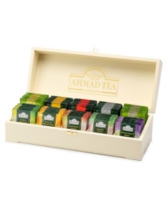 Чайное ассорти Коллекция в шкатулке из дерева в пакетиках 190 г Ahmad tea