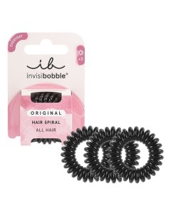 Original True Black Резинка браслет для волос Invisibobble