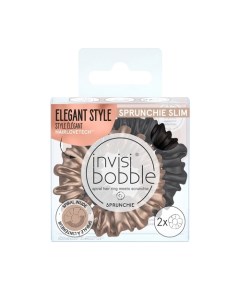 Sprunchie Slim True Golden Резинка браслет для волос Invisibobble