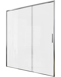 Душевая дверь Pleasure Evo 160 см AE65 N160 CT стекло прозрачное профиль хром Aquanet