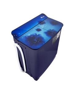 Активаторная стиральная машина ID 75 синяя фиолетовая Ideal