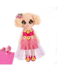 Набор для создания куклы из фетра Девочка с косами 3930339 Школа талантов