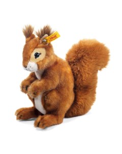 Мягкая игрушка Niki Squirrel russet коричневый Steiff