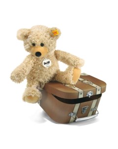 Мягкая игрушка Charly Dangling Teddy Bear in Suitcase бежевый Steiff
