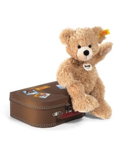 Мягкая игрушка Fynn Teddy Bear in Suitcase бежевый Steiff