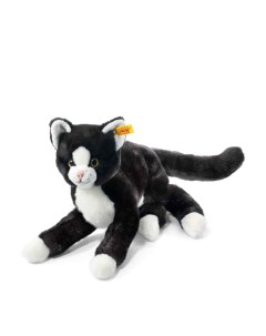 Мягкая игрушка Mimmi Dangling Cat черно белый Steiff