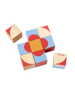 Пазл кубики Геометрия 4648 Plan toys
