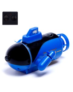 Подводная лодка радиоуправляемая Батискаф световые эффекты цвет синий Nobrand