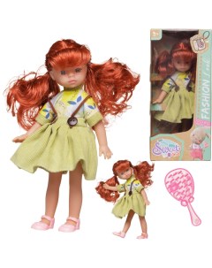 Кукла Junfa 20 см с ярко рыжими волосами в модной одежде Junfa toys