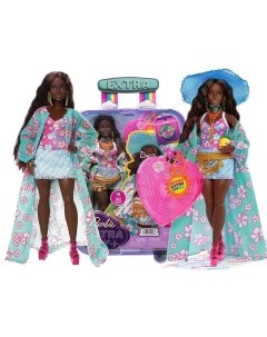 Кукла Fly Mattel Барби в пляжной одежде и с большой сумкой HPB14 Barbie extra