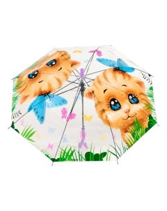 Зонт трость полуавтомат детский многоцветный 100 см Raindrops